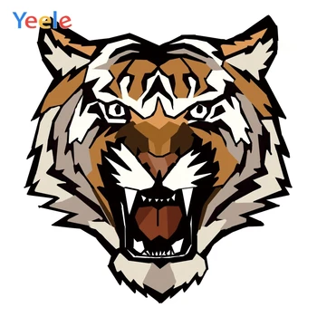 

Yeele King Of The Forest Tiget Head Wallpaper Photography Backdrops Personalized Photographic Backgrounds For Photo Studio