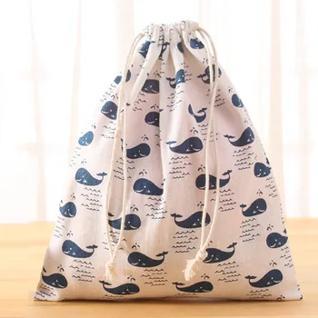

Fashion canvas bag drawstring Unisex Backpacks Printing Bags Drawstring Backpack маленькие пакетики Dropshipping #CN20