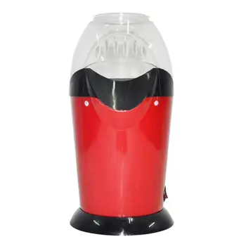 

Popcorn Machine Hot Air Popcorn Maker Wide-Caliber Design With Cup Mini Electric Corn Machine EU Home