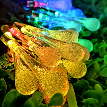 

Solar Powered Lamp Landscape 8 Modes Fairy String Lamp Waterproof for Garden Decoration Christmas Outdoor LEDs String Lights