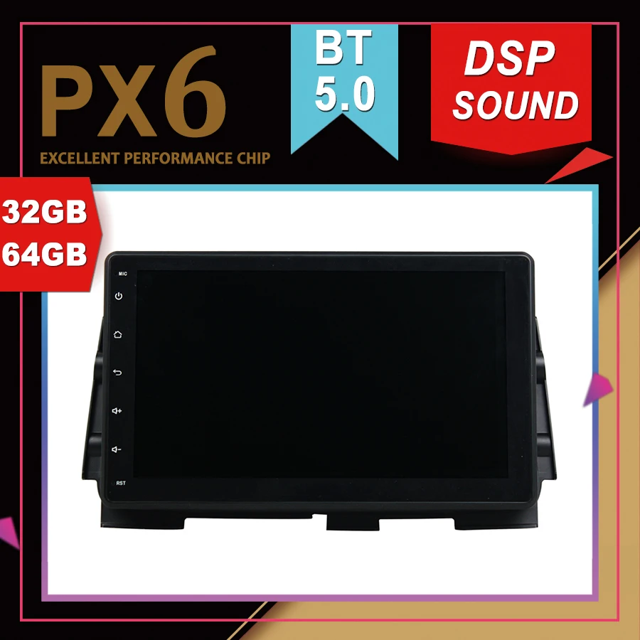 PX6 Отличная производительность Android 9 Автомобильный мультимедийный GPS для NISSAN Kicks