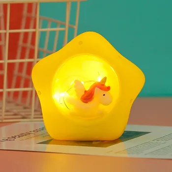 

ins Girl Cartoon Star Nightlight Home Decoration