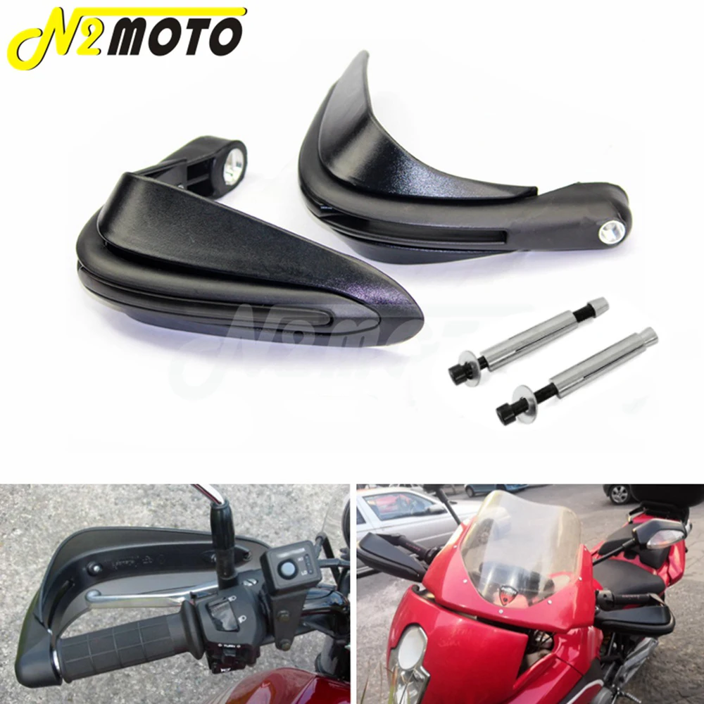Protector de manos Universal para motocicletas, manillar de 22mm para Honda, Yamaha, Suzuki, todoterreno, ATV, bicicleta de calle - AliExpress Automóviles y motocicletas