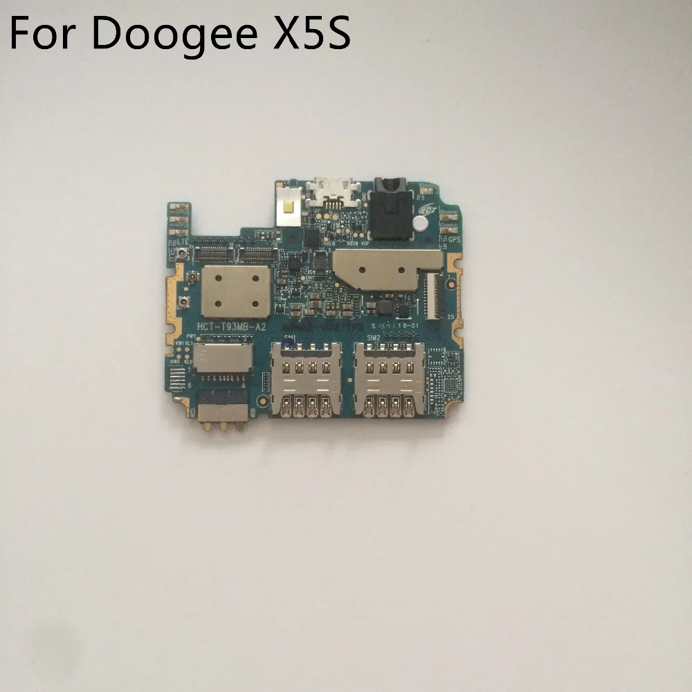 Б/у материнская плата 2G ram+ 16G rom материнская плата для Doogee X5S 5,0 дюйма HD 1280x720 MT6735 четырехъядерный смартфон