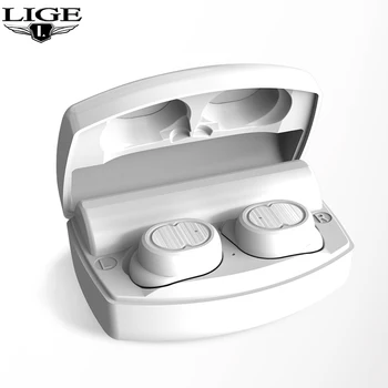 

2020 LIGE TWS Bluetooth Earphones 3D Stereo Sound Wireless Headphones Stereo Noise Reduction IPX5 Waterproof Earphone Headset
