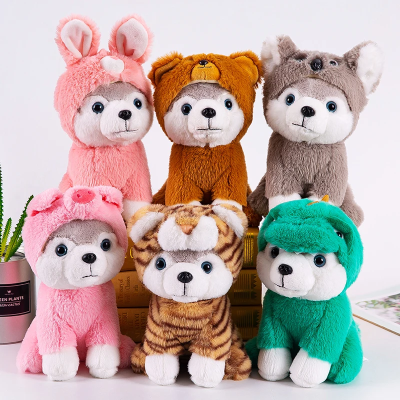 Candice guo, плюшевая игрушка, мягкая кукла, мультяшное животное, собака хаски, платье, кролик, тигр, коала, динозавр, перед сном, друг, история сна, 1 шт