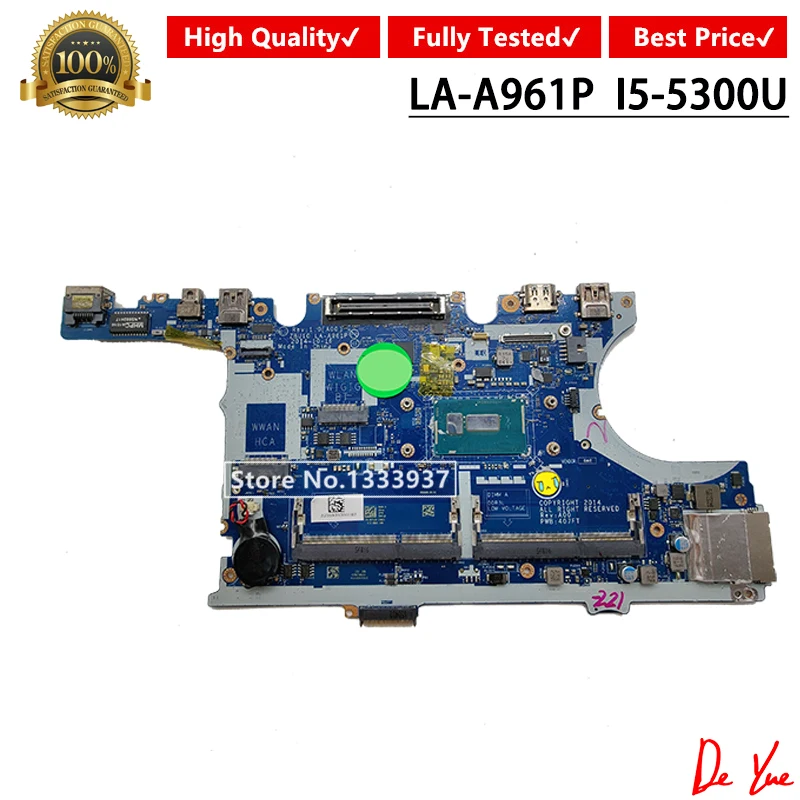 For dell latitude 7450 E7450 Laptop motherboard