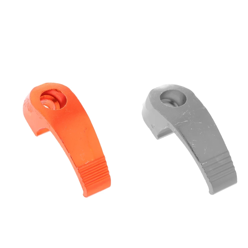 CNC Aluminum Helmet&Bottle Hanger Hook Carry Bag Motorbike Accessories with Different Colors- Silver/Orange