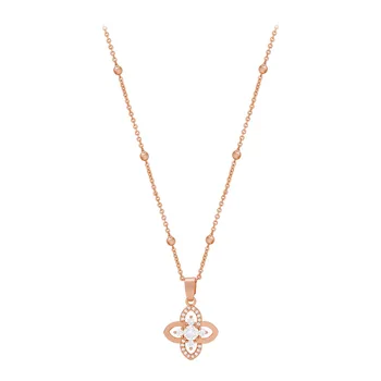 

Petal four-leaf clover necklace female clavicle chain 2020 new simple temperament niche design ins cold wind short necklace