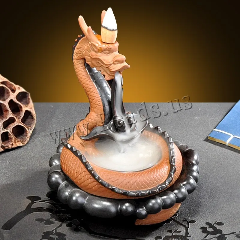 

Ceramic Backflow Incense Burner Censer Home Decor Dragon Incense Ceramic Incense Holder Censer Use In Home Office Teahouse