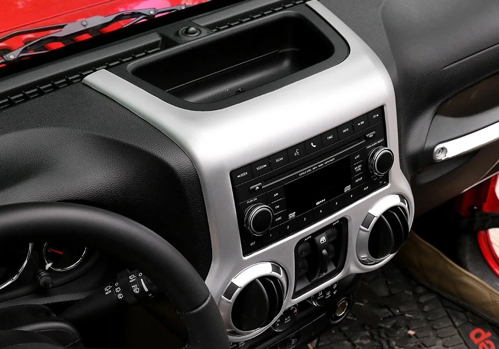 BAWA центральной приборной панели центр приборной панели наклейки для Jeep Wrangler JK 2011- аксессуары для интерьера