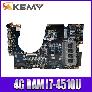 

Akemy UX303LA Laptop motherboard For Asus UX303LA UX303LB UX303LN UX303L UX303 Test original mainboard 4G RAM I7-4510U