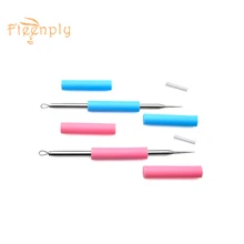 FTEENPLY для удаления угрей Лица Иглы для очистки лица инструмент с силикагелем прыщи иглы из нержавеющей стали