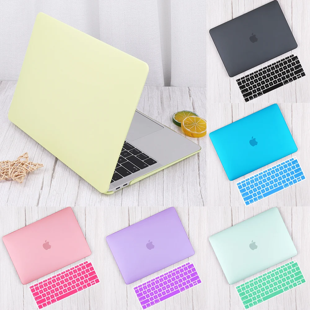 Матовый пластиковый жесткий чехол для MacBook Air 13 дюймов A2337 A2179 2020 Pro 16 Touch bar A2141 A2338