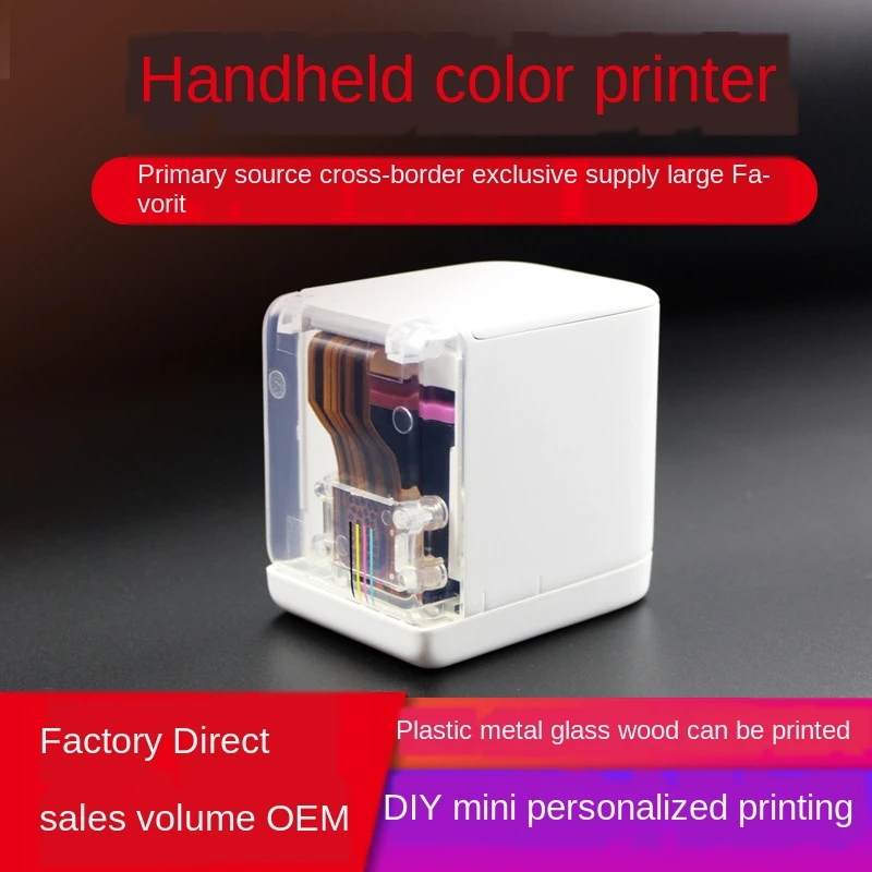 New Mbrush Mini Handheld Full Color Printer Portable Wifi Mobile Color Printer Handheld Printer And Replacement Ink Cartridge bluetooth mini portable thermal printer