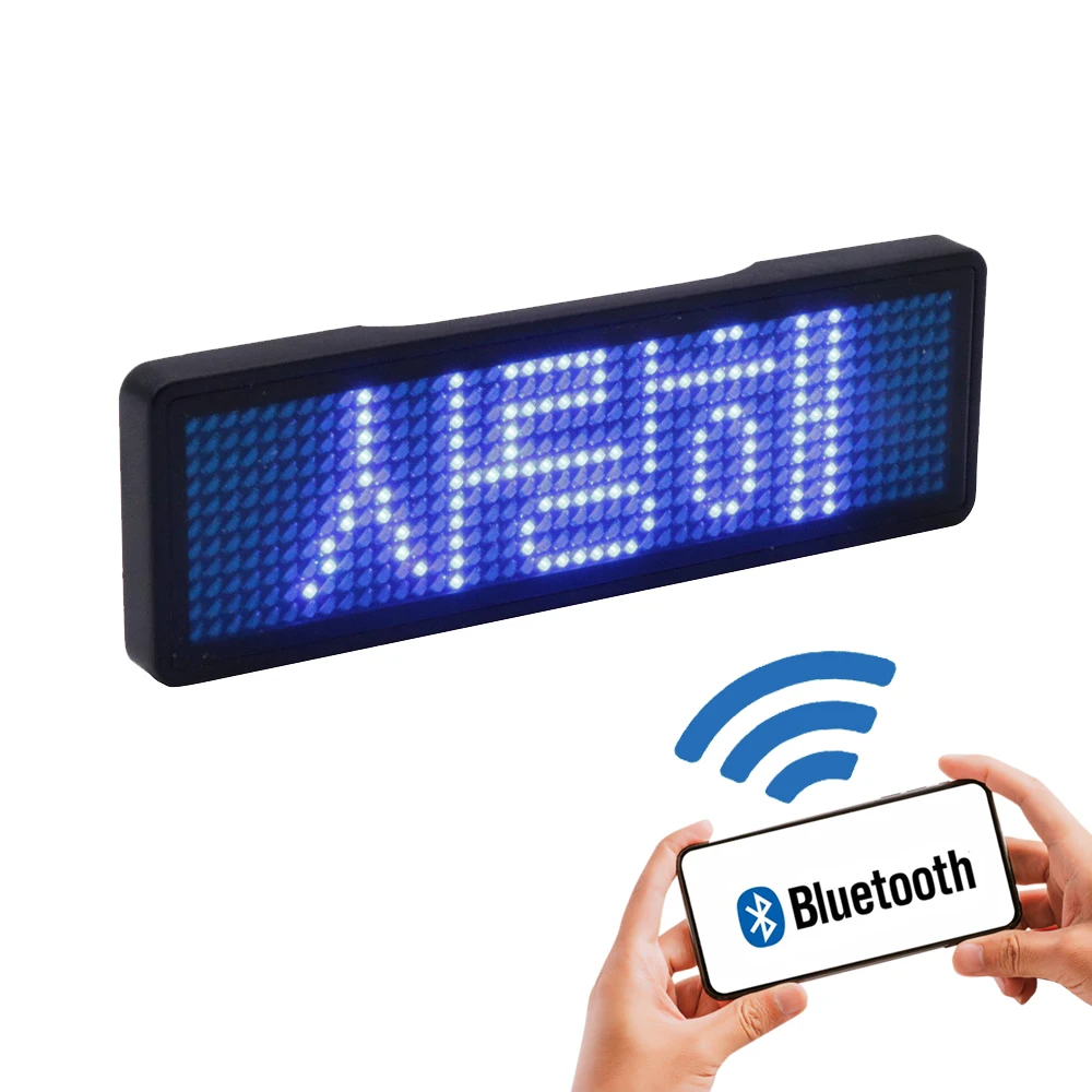 Новый программируемый через bluetooth светодиодный мини-дисплей перезаряжаемый