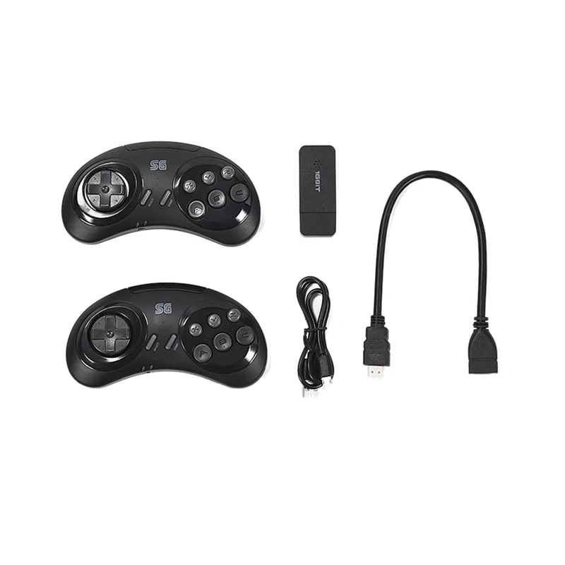 16-битная Беспроводная игровая консоль MD для Sega Genesis Game Stick HDMI-совместимая с 900