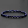 4mm Natural Stone Lapis Lazuli Bead Stretch Bracelet Tiger Eye Round Beaded Bracelets Bangles Jewelry for Men Women ► Photo 3/6