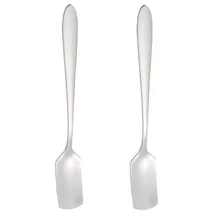 2 szt Łyżki deserowe łyżki ze stali nierdzewnej strona główna łyżki do lodów łyżki ryżowe tanie tanio CN (pochodzenie) Serving Spoons Dessert Spoons Food Spoons Kitchen Spoons Home Tableware