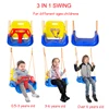 Set Children's Outdoor Toys Swing Non-slip Hanging Chair Baby Sports Toys Indoor Trapeze 1