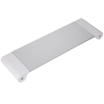 

US Plug,Computer Monitor Stand Desktop USB Mobile Phone Charging Stand Alloy Display Base