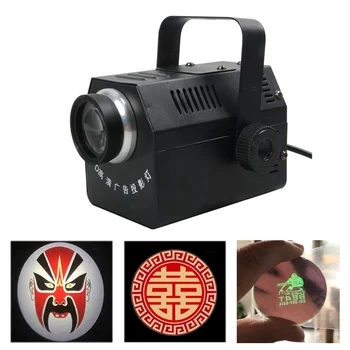 

Customize Rotation 30W LED AD Patterns Projector Logo Lamp Bar Cafe Store Beam Zoom Adjustable Show Advertising Gobo Lighting LW