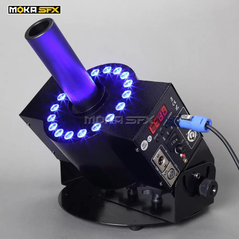 

Led CO2 Jet Machine RGB 18 *3W Spary 8-10 meters Led Disco CO2 Fog Machine with DMX 512 Control/MK-C18