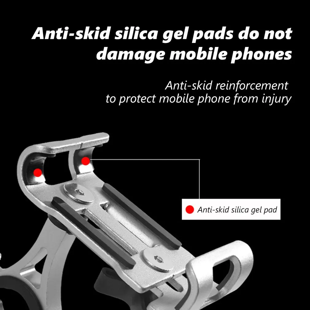 Мобильные держатели-подставки для телефонов из алюминиевого сплава для велосипедов, мотоциклов, металлических горных велосипедов, шоссейных велосипедов, телефонов для iphone 6 8