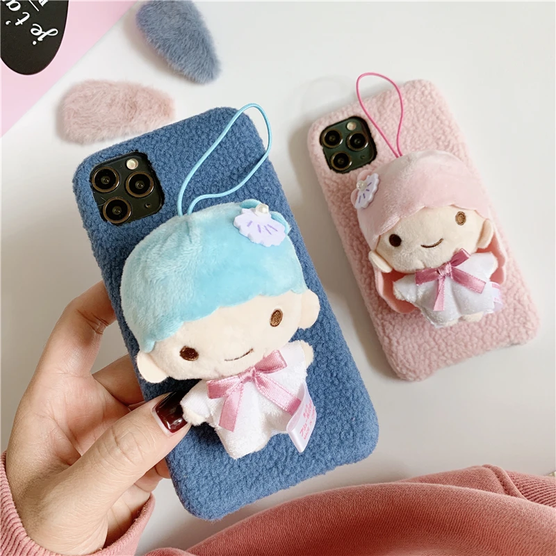 Для iphone 11 pro История игрушек Базз Винни поросенок теплый плюшевый питомец кукла мягкий чехол для iphone XS Max XR X 6 6S 7 7p 8 plus Dumbo чехол