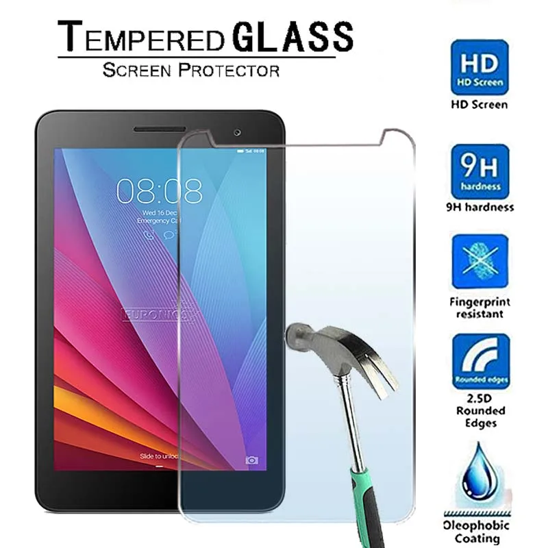 

For Huawei MediaPad T2 7.0-Premium Tablet 9H Tempered Glass Screen Protector Film Protector Guard Cover