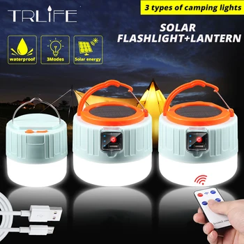 

280W Camping Light Outdoor Solar LED Bulb Lights Portable LED Lantern Light Home Night 7200mAh USB Rechargeable Emergency Light