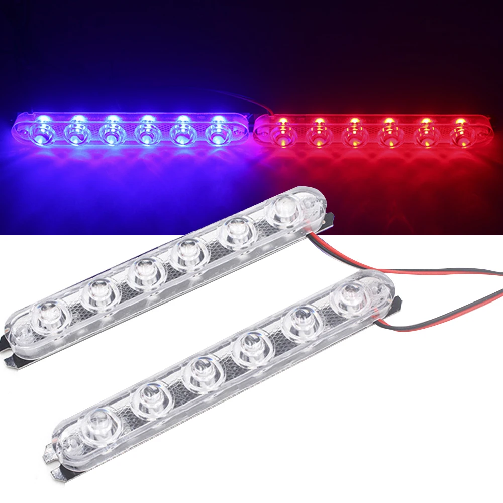 Strobe Police Light LED Car Truck Motorcycle Flashing Emergency Warning Rear Tail Brake Stop Led Lights Lamp 2Pcs