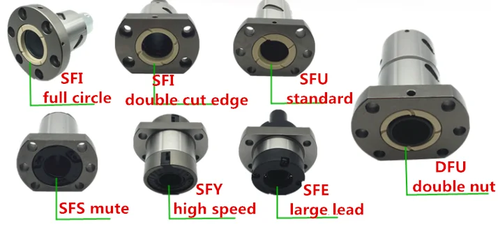 Высокопрочная шариковая гайка SFU1604 DFU1605 SFS1610/1620 SFE1616 16 мм шариковый винт из