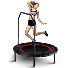 40 zoll Indoor Trampolin Klapp Erwachsenen Kinder Springen Bett Workout Gehäuse Outdoor Trampoline Home Gym Fitness Ausrüstung