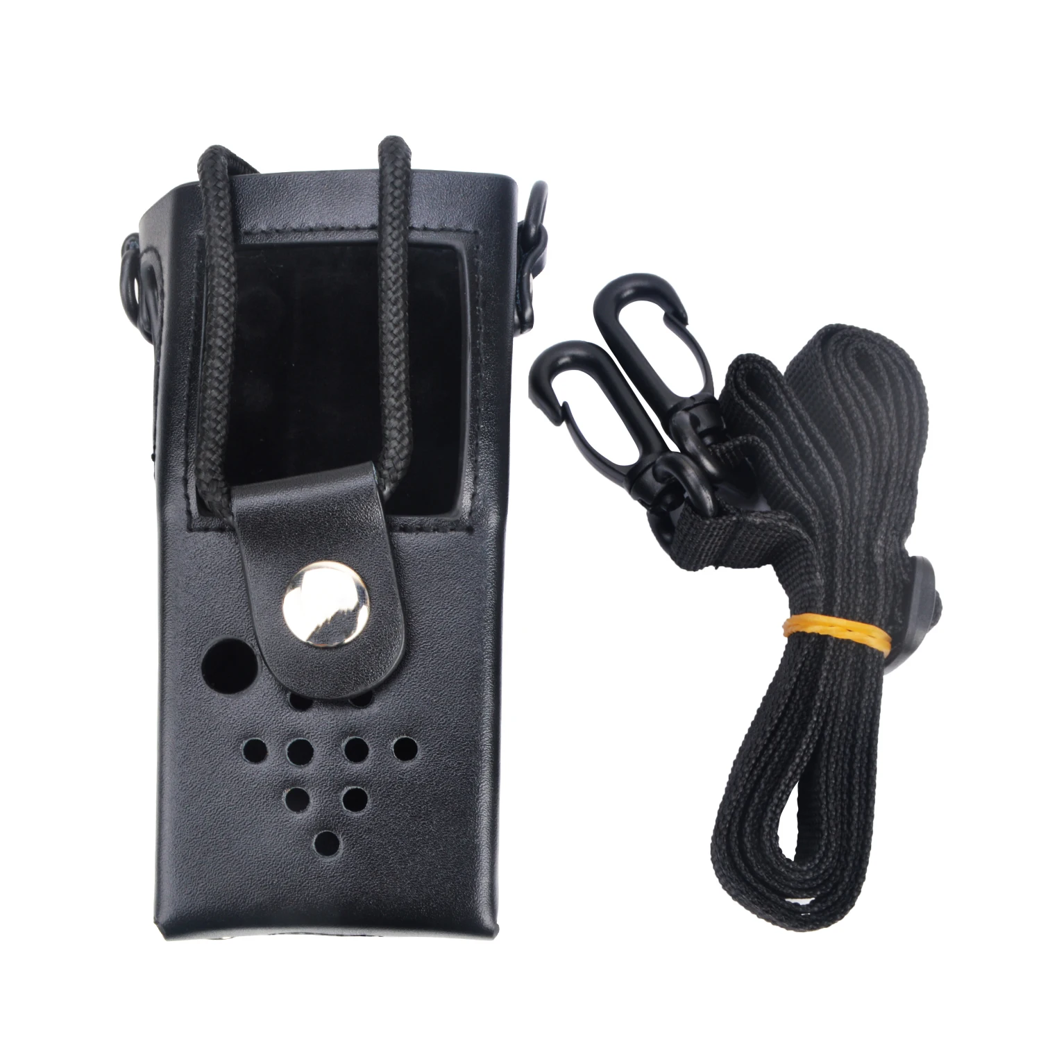 Two Way Radio Leather Carrying Case Bag For Entel HT544 Portable Radio