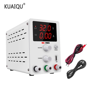 

Switching Lab Power Supply Laboratory 30V 10A Bench Source Digital Regulator Adjustable DC Power Supplies USB interface 5V 2A