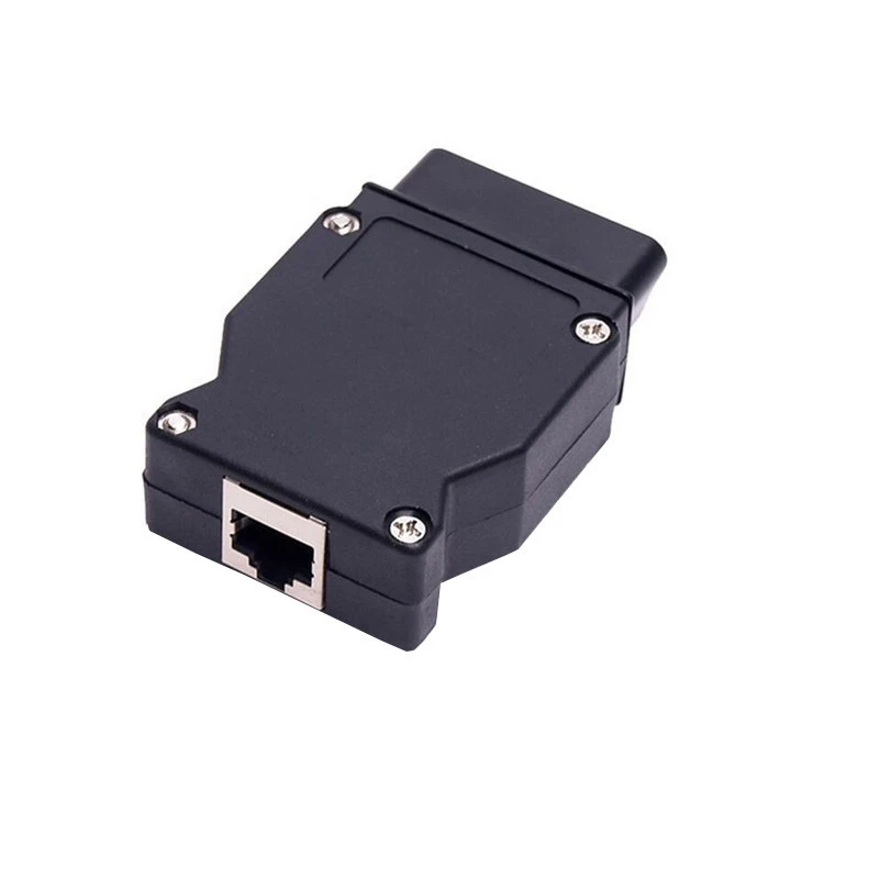 OBD переходник OBD2 16Pin разъем OBDII адаптер для BMW ENET Ethernet OBDll в наличии|Кабели и