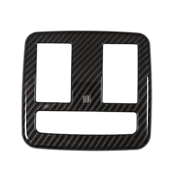 

For Jaguar Xe Xf Carbon Fiber Reading Lamp Panel Rear Roof Reading Lamp Holder Decorative Cover