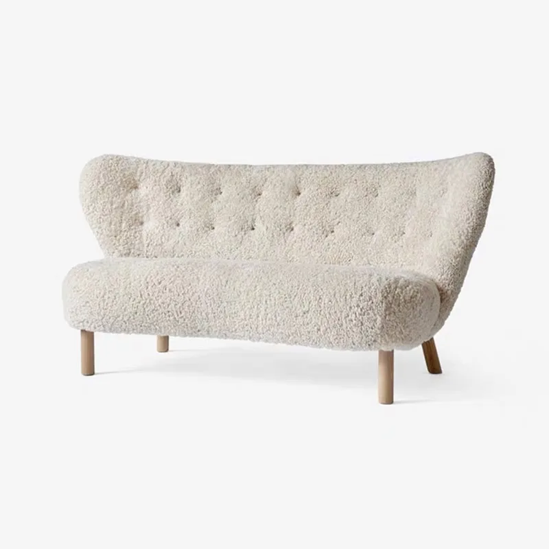 U-BEST Modern simple nordic living room bedroom balcony two person small leisure sofa Demark designer loveseat | Мебель