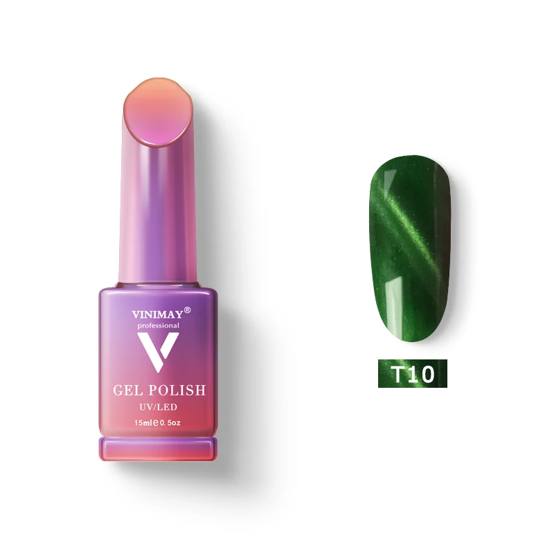 T10 VINIMAY Гель-лак для ногтей vernis полуперманентный УФ замачиваемый Гель-лак для ногтей Гель-лак прапрапраймер маникюр ногтей гель Lacque - Цвет: T10