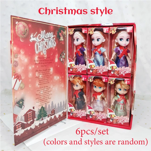 Barbie Doll, Elsa Anna Doll, Fashion Wardrobe Doll Set for Girls/Birthday  Toy(You will Get Any Random 1Set)