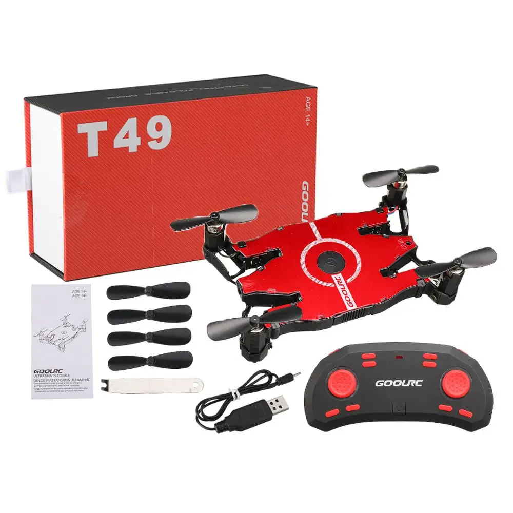 JJR/C JJRC T49 SOL ультратонкий Wi Fi FPV селфи Дрон 720P камера Авто Складная Рука удержание