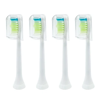

4Pcs/lot Tooth Brush Heads with cap For PHILIPS Sonicare FlexCare Diamond Clean HX6064 HX6930 HX9340 HX6950 HX6710 HX9140 HX6530