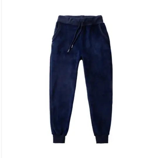 Dark Blue Осень Зима плюс бархатные мягкие спортивные штаны теплые флисовые штаны размера плюс толстые женские зимние штаны Бархатные свободные дамские штаны - Color: Dark Blue