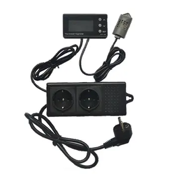 

1Set Thermostat Socket Temperature Humidity Regulator for Greenhouse Incubator