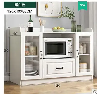 Dining side cabinet rock board small family living room side cabinet modern simple storage wall tea