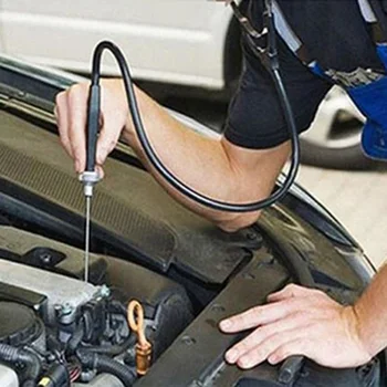 

Car Engine Block Diagnostic Auditory Tools Anti-shock Durable Chrome-steel Mechanical Cylinder Stethoscope