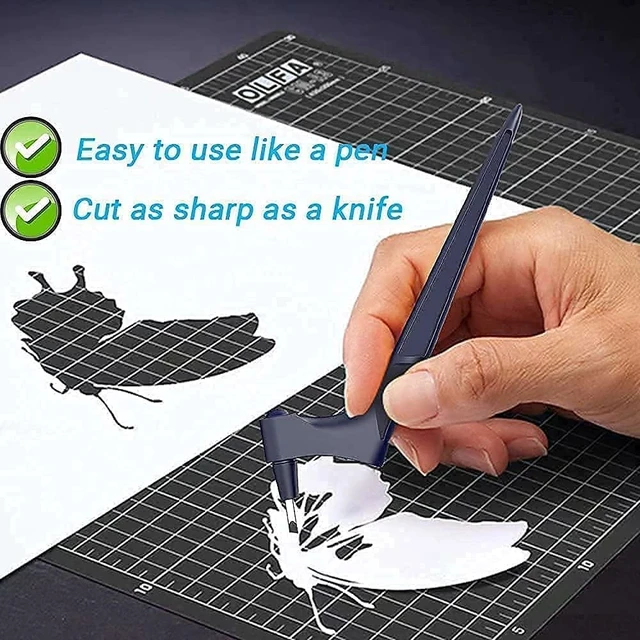 Craft Cutting Tools 360 Rotating Blade Paper-Cutter 3 Replace Blade Craft  Cutting Knife DIY Art Wear-Resisting Art Cutting Tool