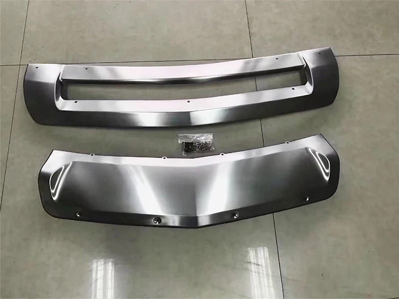Автомобильные аксессуары, защитная пластина переднего и заднего бампера, противоскользящая защита, сплав, бампер, Накладка для Cadillac XT5