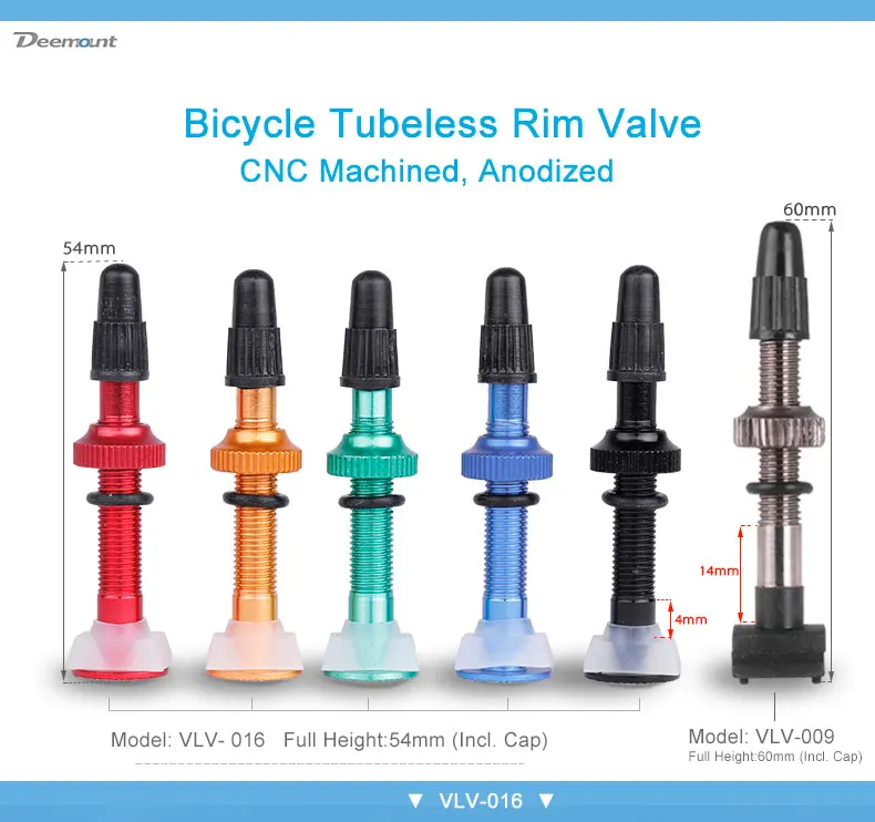 Deemount, 1 пара, бескамерный обод, Presta клапан, 54 мм, сплав, стержень, латунь, сердечник, горные велосипеды, французский клапан W/cap& Tool